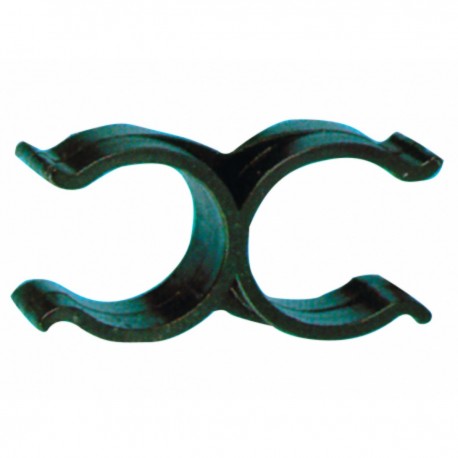 Black plastic clip