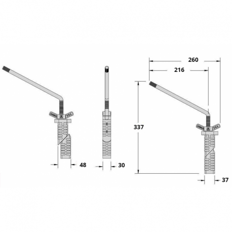 Stainless steel barbecue stand