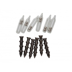 Savage Gear Lead Spike 1.8 gr. in wolfraam plus ratel in 12-delige set