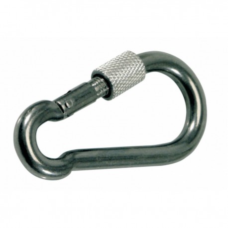 Mousqueton en acier inoxydable AISI 316 avec fixation par vis