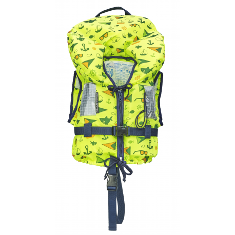Gilet de sauvetage 100N Typhon Baby avec sangle sous la jambe - Plastimo