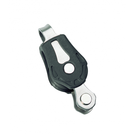 Single fixed block Ø 5 mm. with becket - Barton Marine