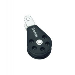 Single fixed block Ø 8 mm. with removable pin - Barton Marine