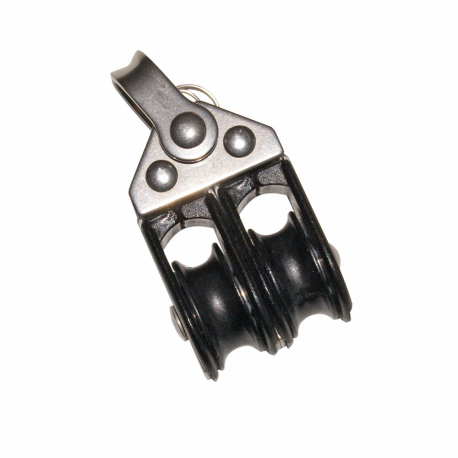 Fixed double block, Ø 6 mm. - Viadana