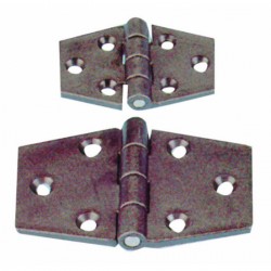 Cerniera in nylon nero squadrata