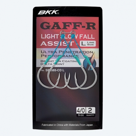 BKK SF Gaff-R Light Slow Fall Assist-L doppio amo N.1/0