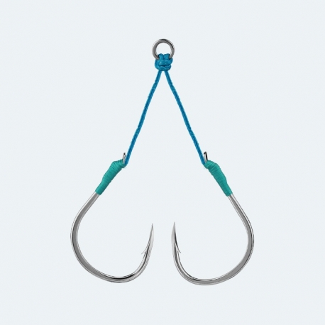 BKK SF Gaff-R Light Slow Fall Assist-L doble gancho N.1/0