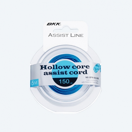 BKK Hollow Core 150 LBs cordino per assist hook 5 m.