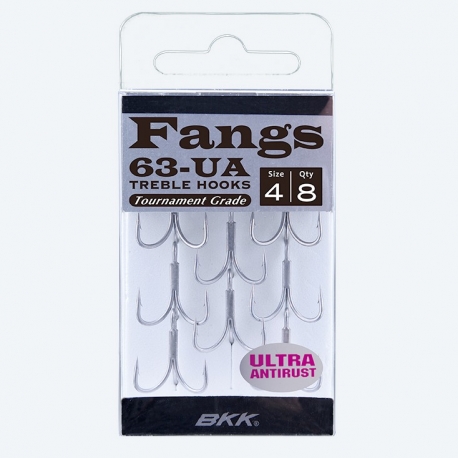 BKK Fangs-63 ancoretta tripla Ultra Anti-rust N.1