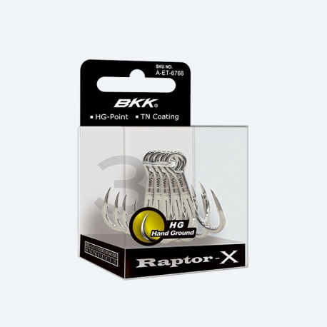 Ancla triple BKK Raptor-X con recubrimiento TN nº 7