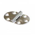 Charnière polie miroir - axe Ø 6 mm.
