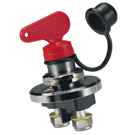 Battery disconnector 140 A single pole brass - Quick