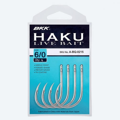Anzuelo BKK Haku Livebait N.3/0