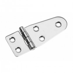 Speilblank hengsel i rustfritt stål AISI 316 - Mål 100 x 40 mm.