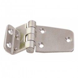 Cerniera in acciaio inox lucidata a specchio a squadra