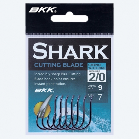BKK Shark Chinu-R CB N.2/0 amo da pesca black nickel