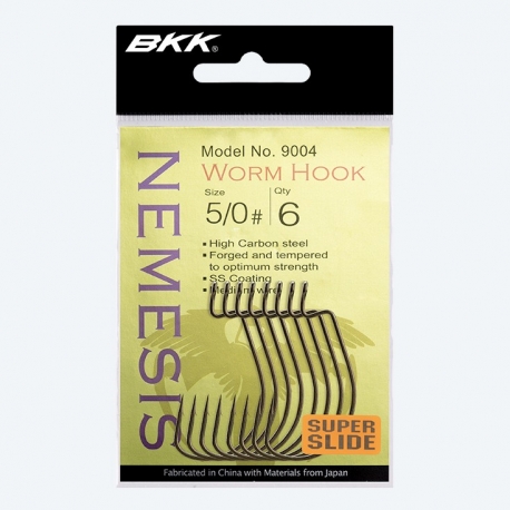 BKK Nemesis Worm Hook N.1 amo offset wide-gap