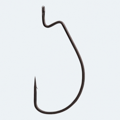 BKK Nemesis Worm Hook N.5/0 offset hook wide-gap