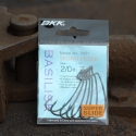 BKK Basilisk Worm Hook N.2/0 amo offset straight-gap