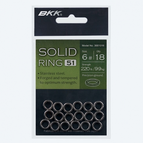 BKK Solid Ring-51 N.3 in acciaio inossidabile