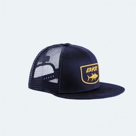BKK Thunfisch Snapback Hut mit flachem Visier blau