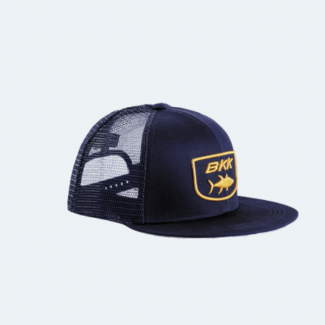 BKK Tuna Snapback Hat cappello con visiera piatta blu