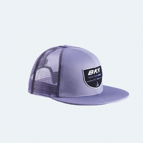 Casquette BKK Legacy Snapback à visière plate grise
