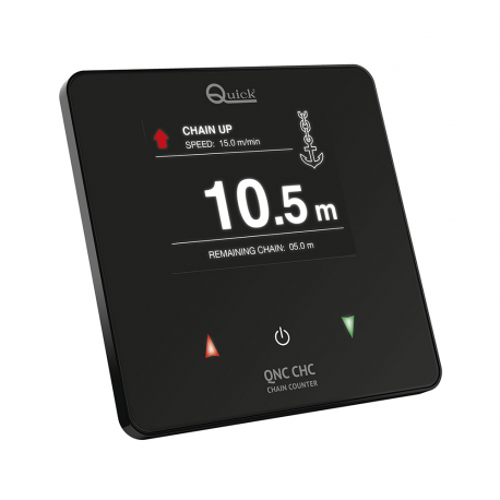 Dashboard chain counter with display