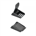 Zwarte nylon gesp