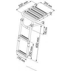 Plate-forme arrière en PVC 2