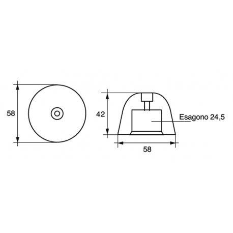 Bugstrahlruder-Nasenkonus von Vetus