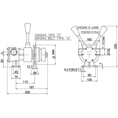 pm40f pump with clutch