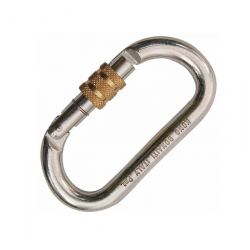Oval carabiner