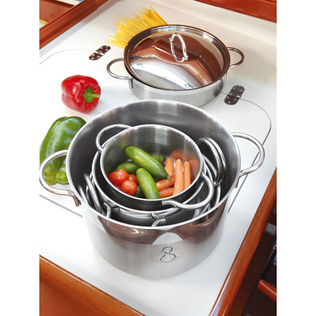 Ensemble de cuisine empilable 11 pièces