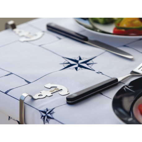 Windstop clips stop tablecloth