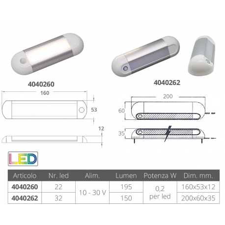 Lámpara de techo LED ip67