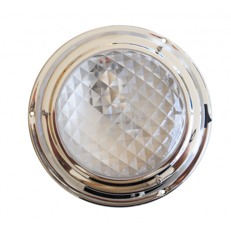 LED-Deckenleuchte aus Edelstahl