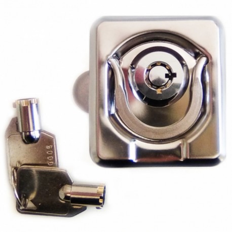 Serrure encastrée en acier inoxydable