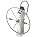Roue de gouvernail pliante avec garniture en cuir - Lewmar