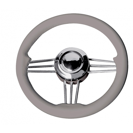 Roue de gouvernail T14 Ø 350 mm avec poignée en plastique souple - Savoretti