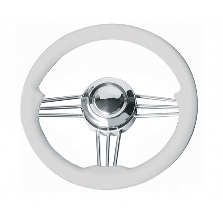 Roue de gouvernail T14 Ø 350 mm avec poignée en plastique souple - Savoretti