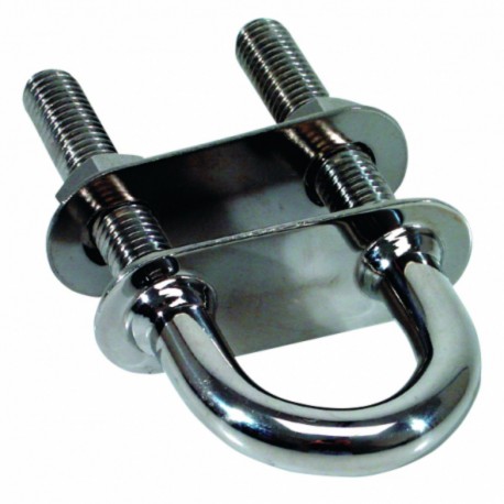 Étrier en U en acier inoxydable poli miroir - Série Deluxe