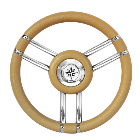 Volante T27 Ø 350 mm con empuñadura de plástico blando - Savoretti