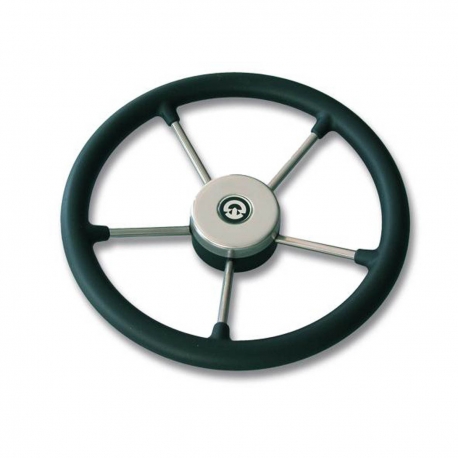 Volant VR02 Ø 350 mm avec poignée en plastique souple - Riviera