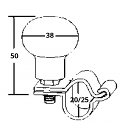 Bouton tournant en acier inoxydable 2