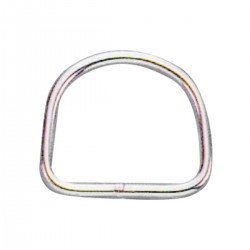 Anillo "D" de acero inoxidable