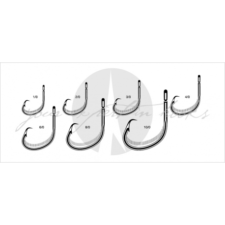 VMC 8382BN 3X Strong Circle Sport fiskekrok nr 6/0