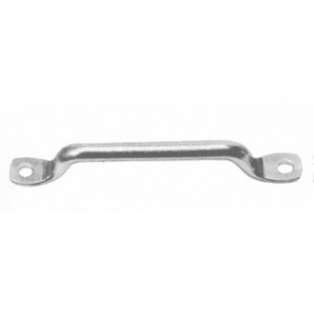 Cavalier en barre ronde en acier inoxydable AISI 316 pour la fixation des courroies.