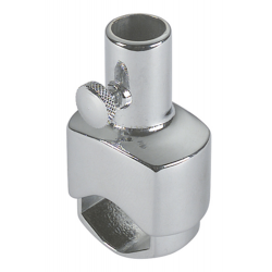 Chromed brass rod support - Foresti E Suardi