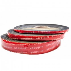 Waterproof closed-cell foam rubber adhesive gasket - EPDM